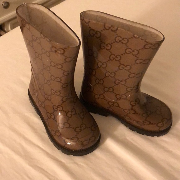 gucci baby rain boots